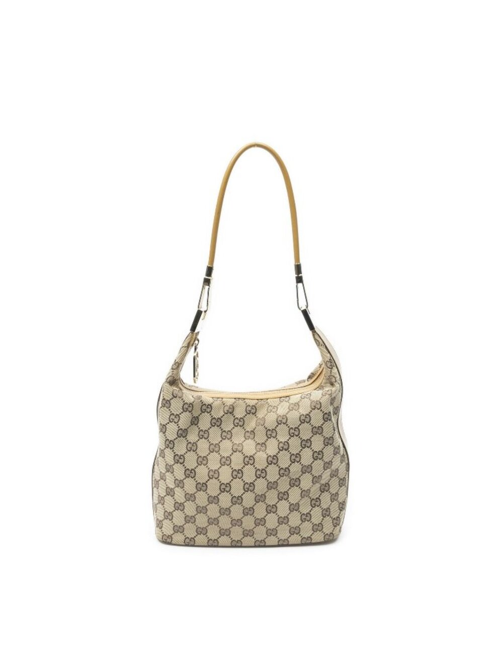 Gucci Zip Hobotan Beige GG Canvas